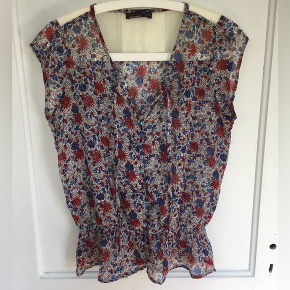 Devoted sheer floral top - Picture 4 of 7